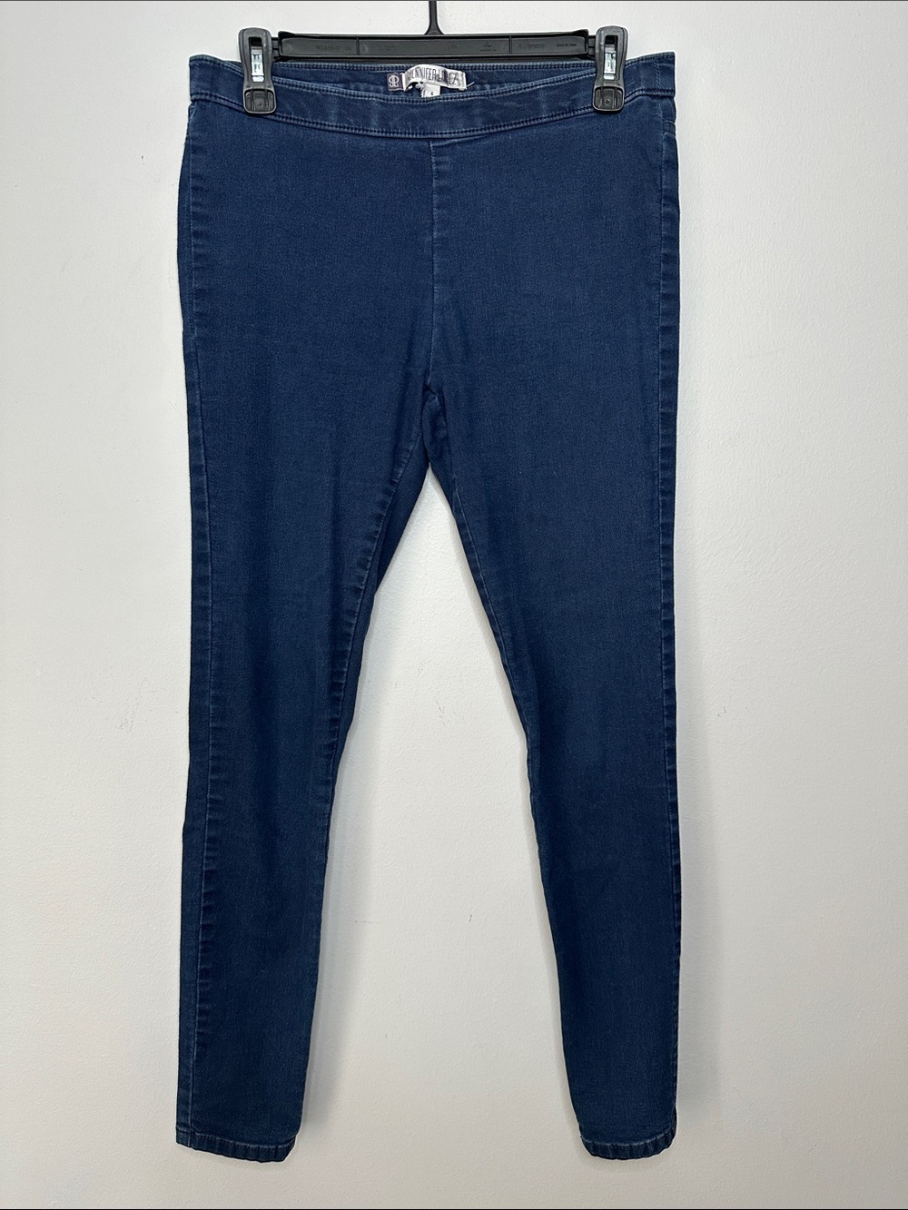 Woman Within Dark Blue Stretch Jeggings - Comfortable Fit